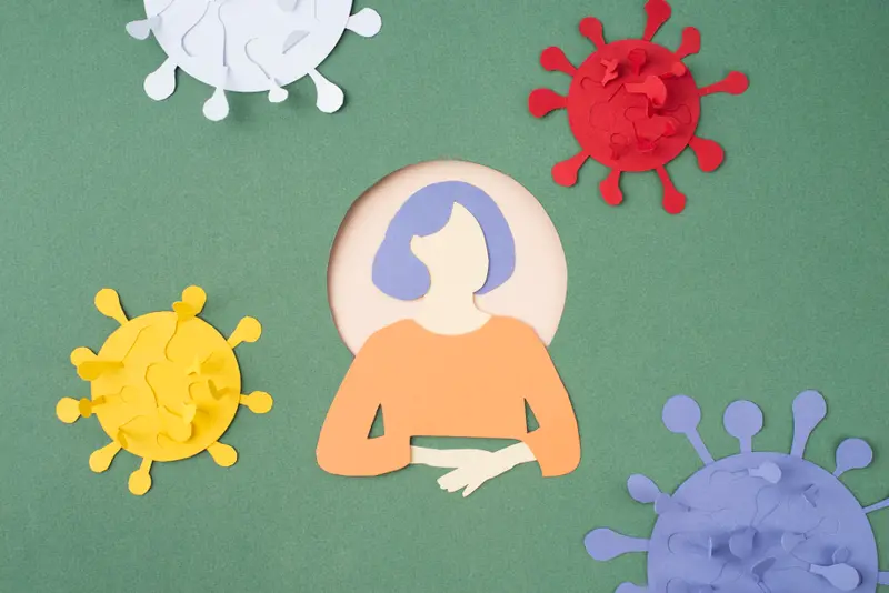 Ilustración del sistema inmunológico y cómo el alcohol afecta su funcionamiento